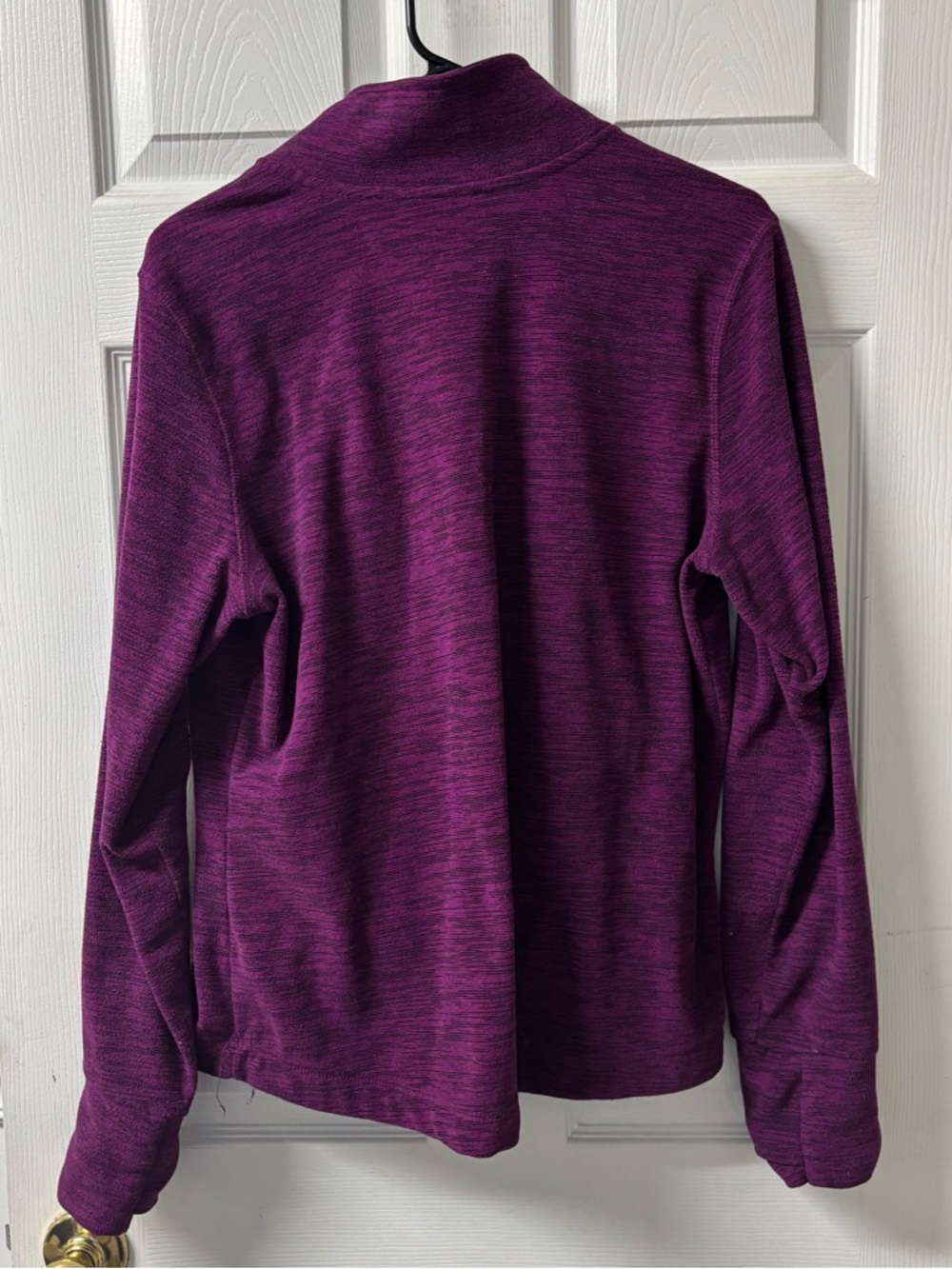 Tek Gear Bundle of 2 Purple and Olive Quarter-Zip Hoodies Women’s Size Large - Picture 7 of 7